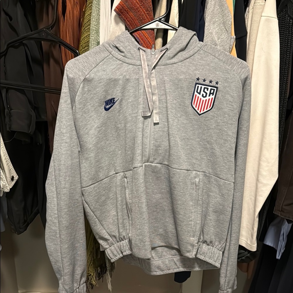 Nike Gray USA Hoodie